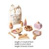 Wooden Makeup Toy Set Pretend Makeup for Birthday Toys Gift Party Girls view 4