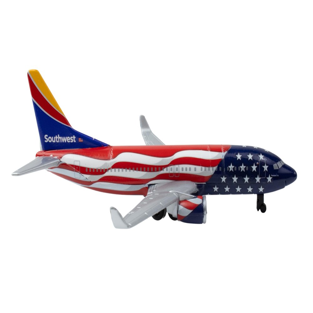 Daron Toy Airplane  Southwest Freedom One Livery  Die-Cast Metal Model Airplane with Plastic Parts, Officially Licensed Collectible Toy for Kids Ages 3+