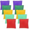 YARNOW 10Pcs Nylon Bean Bags for Fun Toss Game for Outdoor Activities and Lightweight Includes Bags view 1