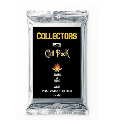 Slabs of Heat Collector's Mystery Gift PackONE PSA 10 Gem Mint or 9 Mint Graded TCG Card (Compatible with Pokemon)Potential Special Art Rare & First Editions