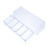 JEWEDECO 100pieces Convenient Chip Case Poker Chip Storage Box Portable Poker Holder view 1