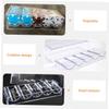 JEWEDECO 100pieces Convenient Chip Case Poker Chip Storage Box Portable Poker Holder view 3