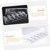 JEWEDECO 100pieces Convenient Chip Case Poker Chip Storage Box Portable Poker Holder view 4