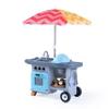 Step2 Grill & Go BBQ Cart with Lights and Sounds for Kids, Play Toy for Toddlers Ages 3+ Years Old, Durable, Easy Assembly, Blue/Gray view 1