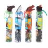 Animal Planet Dinosaur Tube Playset, 16-Pack  18-Piece Mini Dino Figures for Kids, Birthday Party Favors with Travel-Friendly Storage, Ages 3+ view 2