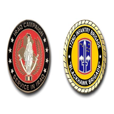 172nd Infantry Brigade Iraq Service Challenge Coin