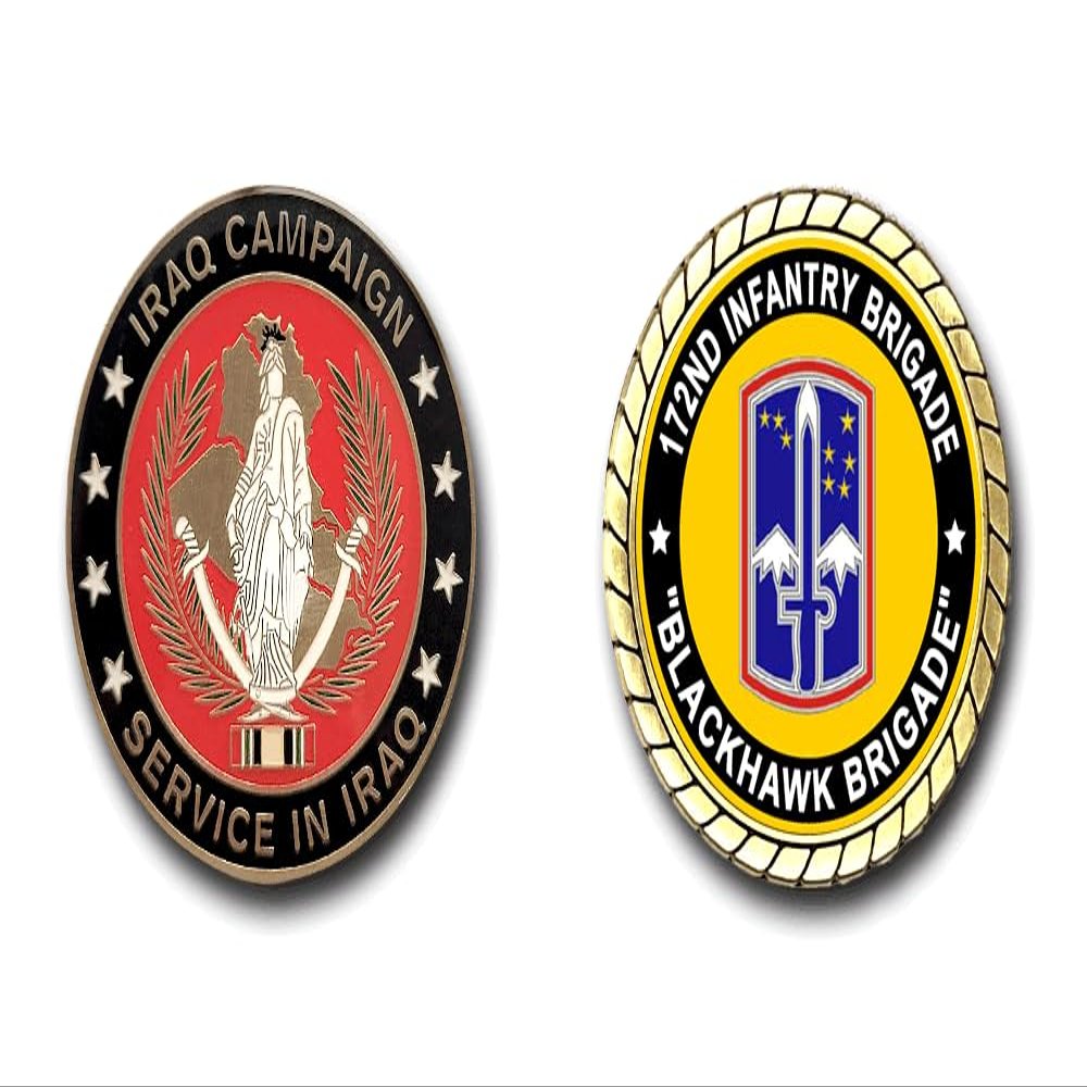 172nd Infantry Brigade Iraq Service Challenge Coin