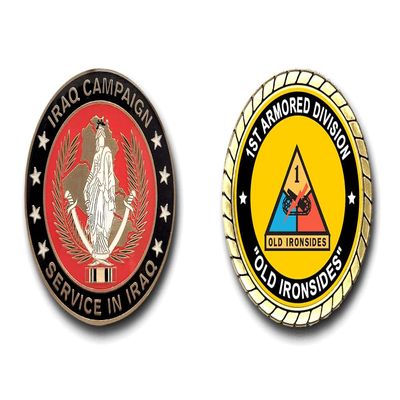 1st Armored Division Iraq Service Challenge Coin