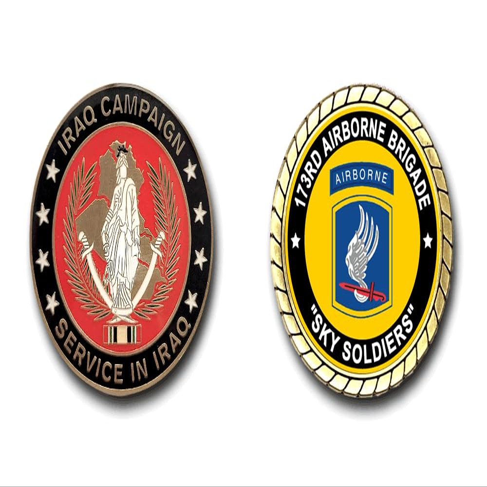 173rd Airborne Brigade Iraq Service Challenge Coin