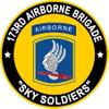 173rd Airborne Brigade Iraq Service Challenge Coin view 3