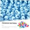 OSOLADY 50 Count High Elastic Raffle Balls Set for Party Games Numbered Entertainment Balls for Home Gatherings and Activities view 3