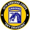 18th Airborne Corps Iraq Service Challenge Coin view 3