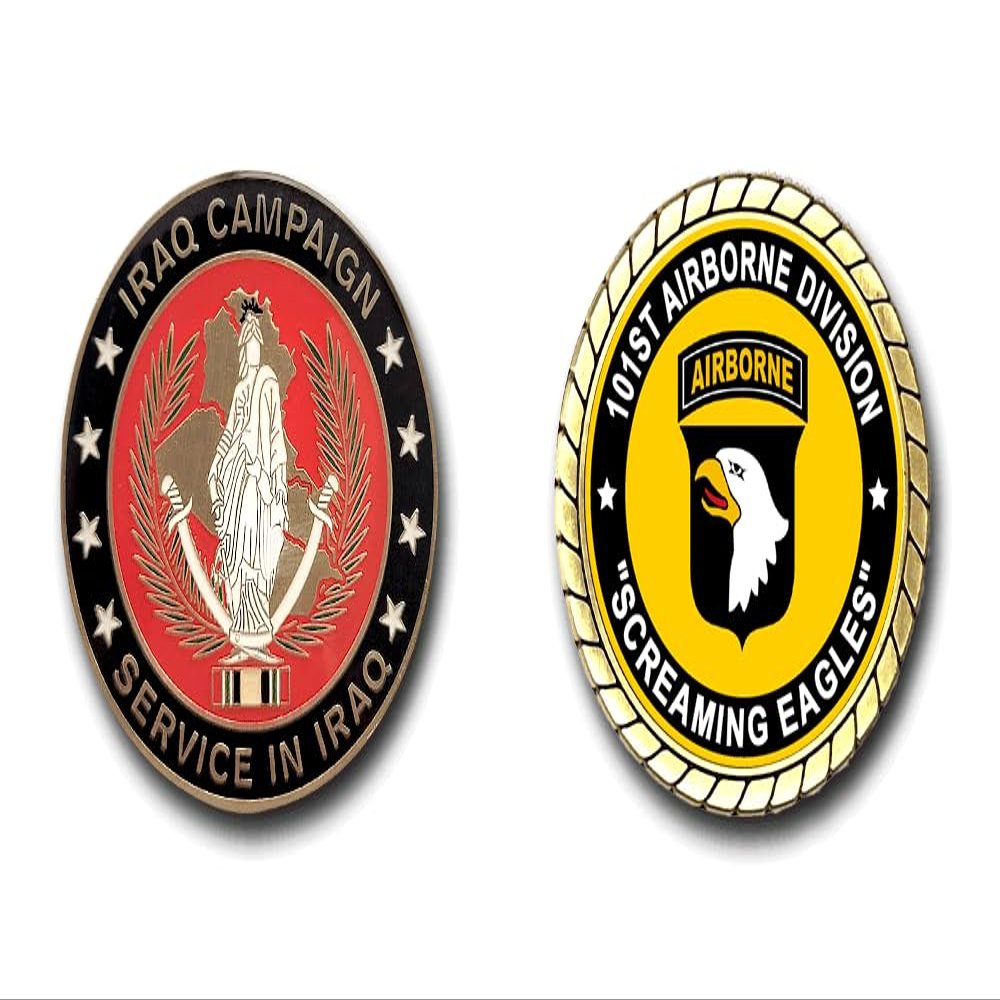 101st Airborne Division Iraq Service Challenge Coin