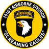 101st Airborne Division Iraq Service Challenge Coin view 3