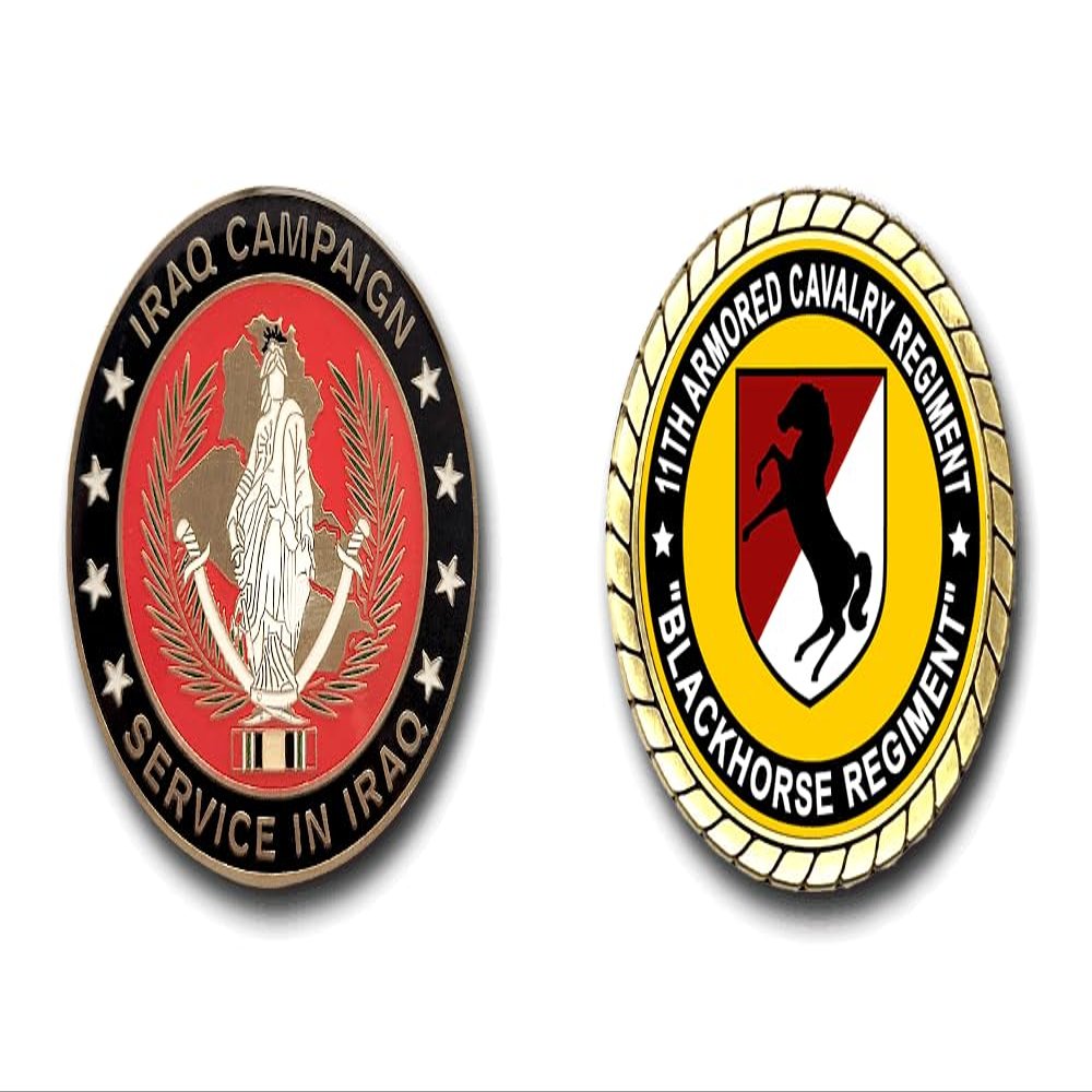 11th Armored Cavalry Regiment Iraq Service Challenge Coin