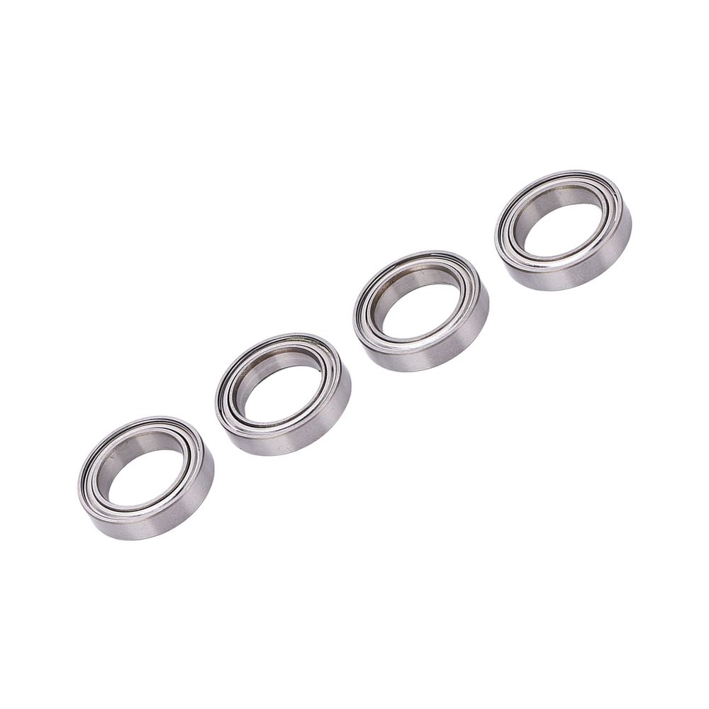 4Pcs RC Ball Bearing Kit 12x18x4mm, Stainless Steel Material for Arrma 3S 1/10 RC Car Crawler, Low Rolling Resistance, for Car Model Replacement
