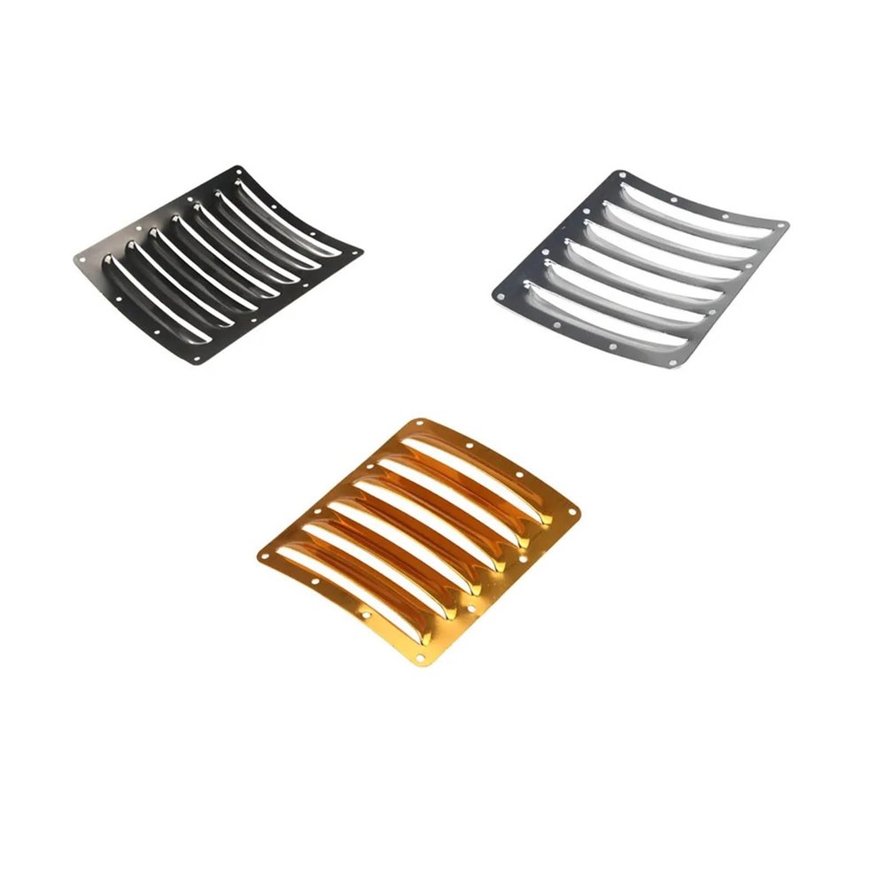 2pcs Aluminum RC Aircraft Fairing Heat Sink 73mm*62mm*0.5mm Black Universal(Black 120x99mm)