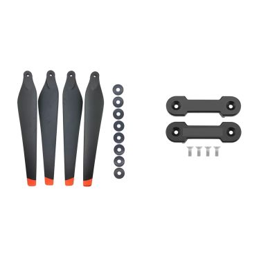 Compatible with T10 T20 Drone 3390 Propeller Props Spraying Water Tank Pump Propeller Protection Drone Accessories Universal(2 in 1 Orange Set)