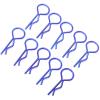 Alomejor RC 13 Mm Body Clips RSHAP Metal PINS for 1/5 1/6 /8/10 RC Car, Light Clips for Car Lovers (Blue) view 1