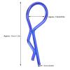 Alomejor RC 13 Mm Body Clips RSHAP Metal PINS for 1/5 1/6 /8/10 RC Car, Light Clips for Car Lovers (Blue) view 2