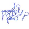 Alomejor RC 13 Mm Body Clips RSHAP Metal PINS for 1/5 1/6 /8/10 RC Car, Light Clips for Car Lovers (Blue) view 4