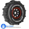 1/7 1/8 RC Desert Racer 17mm hex Wheels with Paddle Tires OD 140mm for TRX UDR 85086-4 ARRMA Mojave EXB YK4072 4073 YKDF7 TB7 Traxxas Arrma Typhon 3S 6S Losi HPI (2pcs) view 2