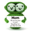LEJIAJINW Gifts for Mom Christmas, from Daughter Son, Mom Mother Christmas - Funny Mini Handmade Crochet Peas, Thank You Birthday Gift for Mama Mommy Mother in Law Mothers Day or Valentines view 1
