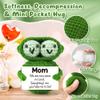 LEJIAJINW Gifts for Mom Christmas, from Daughter Son, Mom Mother Christmas - Funny Mini Handmade Crochet Peas, Thank You Birthday Gift for Mama Mommy Mother in Law Mothers Day or Valentines view 4