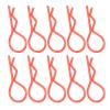 Alomejor RC 13 Mm Body Clips RSHAP Metal PINS for 1/5 1/6 /8/10 RC Car, Light Clips for Car Lovers (Orange) view 1