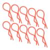 Alomejor RC 13 Mm Body Clips RSHAP Metal PINS for 1/5 1/6 /8/10 RC Car, Light Clips for Car Lovers (Orange) view 3