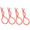 Alomejor RC 13 Mm Body Clips RSHAP Metal PINS for 1/5 1/6 /8/10 RC Car, Light Clips for Car Lovers (Orange) view 4