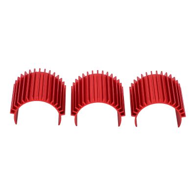 Aluminum High Strength 370 Motor Heat Sink for WPL C14 RC Car Upgrade Accessories (Red)
