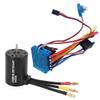 Alomejor Powerful 3650 Engine 3100KV ESC ESC Without Brooms for The RC 1/10 Car Model, Easy Installation and Disassembly, Adapted to Beginners, 1 X Included (80A) view 2