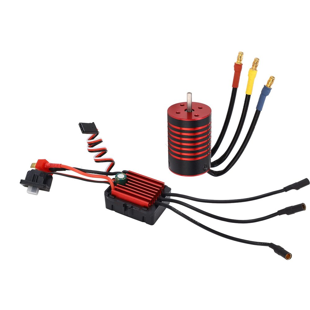 Kit GTSKYTENC Rc Engine Without ESC ESC Engine for 1/14 Rc Car, 600 W Electric Mouth, for Amateurs (5700KV)