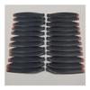 24PCS Fit for RG608Pro Four Axis Quadcopter RG608 PRO Brushless Foldable RC Drone Spare Parts Fan Maple Leaf Wing Blade Propeller Blades view 1