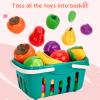 200Pcs Mini Play Kitchen Accessories for Kids, Pretend Cooking Playset with Cookware, Tableware & 2 Fruit Sets, Learning Gift for Girls, Boys, Toddlers, Pink view 4