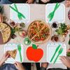 125PCS Back to School Decorations, Notebook Plates Pen Cups Apple Napkins for First Day of School Teacher Graduation Party Dinnerware Supplies (Serves 25 Guests) view 2