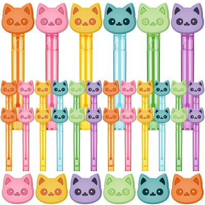 Leitee 36 Pieces Bubble Wands Happy Party Favors Mini Bubble Wands 6 Styles for Pet Themed Birthday Decor Party Goodie Bag Filler