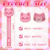 Leitee 36 Pieces Bubble Wands Happy Party Favors Mini Bubble Wands 6 Styles for Pet Themed Birthday Decor Party Goodie Bag Filler view 2