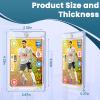 150 PCS Magnetic Card Holder, 100pt One Touch Trading Card Holders, Hard Plastic Display Case UV Protection Baseball Holders for Sports, Game view 2