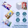 150 PCS Magnetic Card Holder, 100pt One Touch Trading Card Holders, Hard Plastic Display Case UV Protection Baseball Holders for Sports, Game view 4