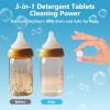 200Pcs Detergent Washing Tablets for Momcozy,Deep Cleaning Baby Brezza Bottle Washer,Compatible with All Brands Baby Bottle Washers view 2