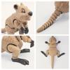 3D Printed Kangaroo, 3D Printed Animals, Full Articulated Flexible Fidget Toys for Desk Dcor - Open Mouth Style view 4
