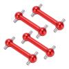 Alomejor High Performing Aluminum Dog Bone Drive Set for TT01 TT02 RC Car - Upgraded Dog Benaxel for Improved RC Car Performance (Red) view 1