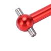 Alomejor High Performing Aluminum Dog Bone Drive Set for TT01 TT02 RC Car - Upgraded Dog Benaxel for Improved RC Car Performance (Red) view 2