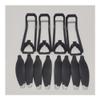 12PCS Fit for H115 Brushless Foldable Drone RC Quadcopter Spare Parts Blade Protecting Frame Propeller view 1