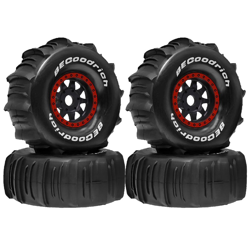 1/7 1/8 RC Desert Racer 17mm hex Wheels with Paddle Tires OD 140mm for TRX UDR 85086-4 ARRMA Mojave EXB YK4072 4073 YKDF7 TB7 Traxxas Arrma Typhon 3S 6S Losi HPI (4pcs)