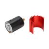 370 Brushed Metal Engine with a Thermal for Accessories for WPL RC Car Leveling Parts, High Speed and Long Lasting 370 RC Car Amateurs, Aluminum Alloy + Copper Material (Red) view 2