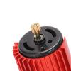 370 Brushed Metal Engine with a Thermal for Accessories for WPL RC Car Leveling Parts, High Speed and Long Lasting 370 RC Car Amateurs, Aluminum Alloy + Copper Material (Red) view 3