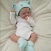 Anano 18 Inch Realistic Silicone Reborn Baby Girl Doll  Full Body Lifelike Newborn with Ultra-Soft Squishy Skin, Hand-Rooted Hair & Anatomically Correct Details view 4